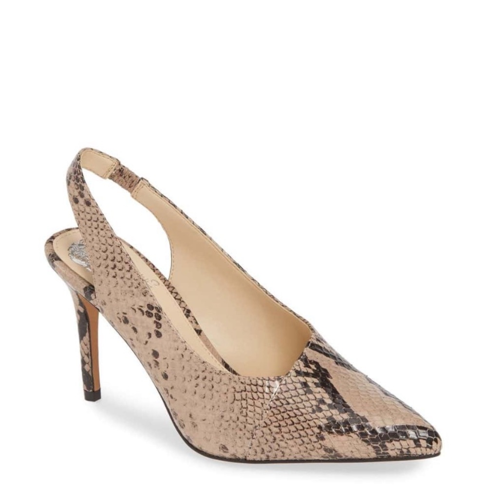 Snakeskin Alleema Slingback Pump